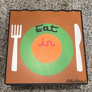 Tatutina Hand-Painted Take Out Menu Box